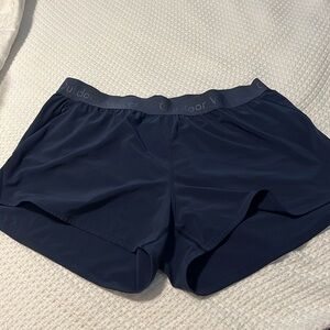Outdoor Voices Ready Set Shorts Navy Large Running Workout
